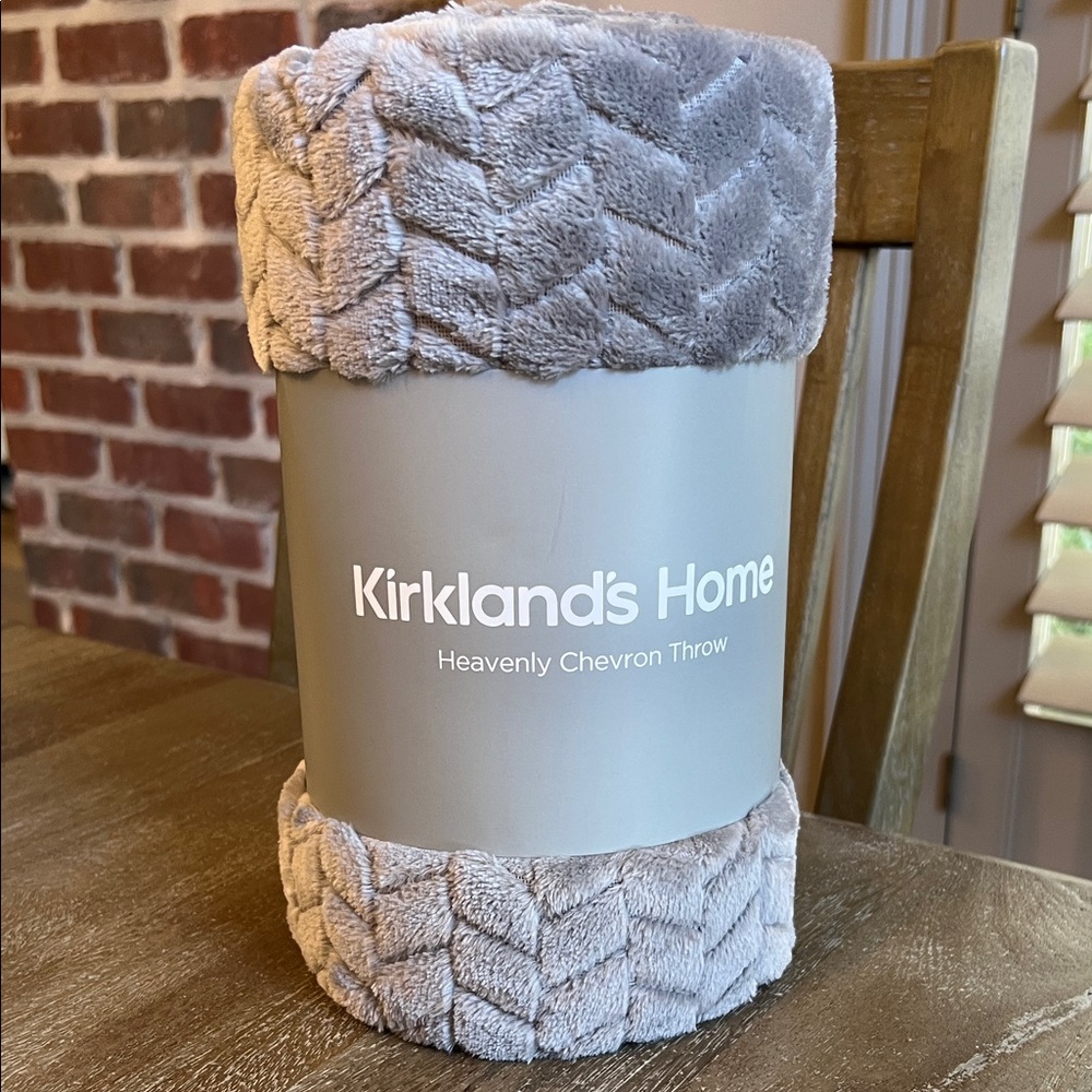 Kirkland’s Home Heavenly Chevron Throw